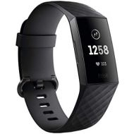 Amazon Renewed Fitbit Charge 3 Fitness Activity Tracker, Graphite/Black, One Size (S & L Bands Included) (Renewed)