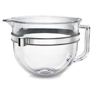 KitchenAid F Series 6 Quart Glass Stand Mixer Bowl, Clear