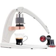 Flair Signature Espresso Maker - An all manual Espresso press to handcraft Espresso at home (Pressure Kit, White)