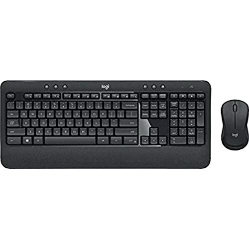 로지텍 Logitech MK540 Advanced Wireless Keyboard and Wireless M310 Mouse Combo ? Full Size Keyboard and Mouse, Long Battery Life, Caps Lock Indicator Light, Hot Keys, Secure 2.4GHz Connec