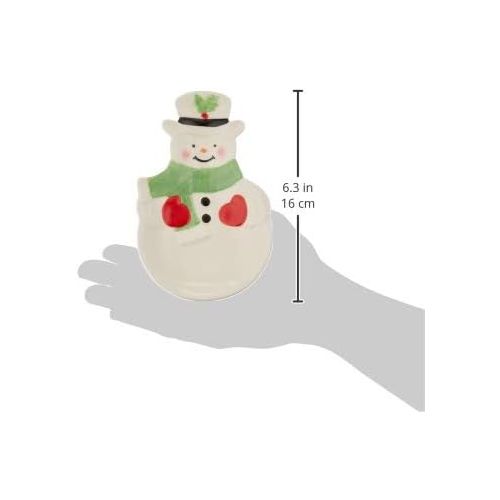 레녹스 Lenox Holiday Snowman Spoon Rest