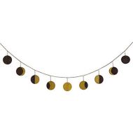 Visit the Mkouo Store Mkouo Moon Phase Garland with Chains Celestial Wall Phases, silver
