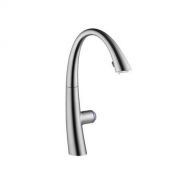 KWC Faucets 10.201.242.127 ZOE TLP Pull Down Kitchen Faucet with light, Splendure Stainless Steel