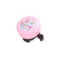 MINI-FACTORY Bike Bell for Girls, Cute Pink Girly Butterfly Flower Bike Accessory Safe Cycling Ring Horn for Bicycle Handlebar (Butterfly + Flowers)