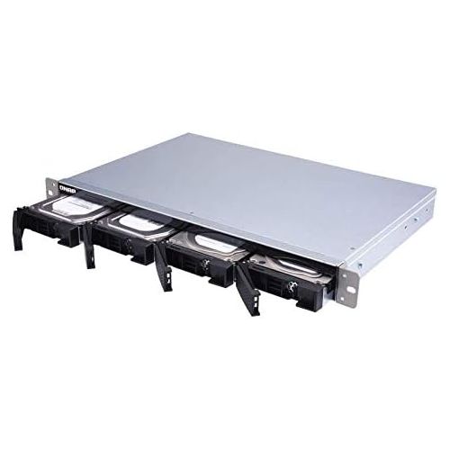  [아마존베스트]QNAP TL-R400S 4 Bay 1U Rackmount SATA 6Gbps JBOD Storage Enclosure. PCIe SATA Interface Card (QXP-400eS-A1164) Included