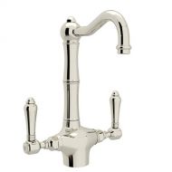 Rohl A1680LMPN-2 BAR/FOOD PREP FAUCETS 8.7-in L x 2-in W x 11.5-in H Polished Nickel