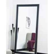Full Length Mirror Standing - Black Silver Wood - for Your Elegant Viewing Angle