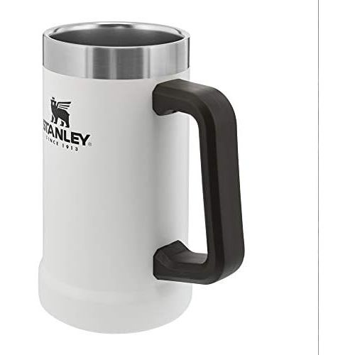 스텐리 [무료배송]Stanley Adventure Big Grip Beer Stein, 24oz Stainless Steel Beer Mug, Double Wall Vacuum Insulation