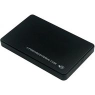 N\C 2TB Ultra-Thin Portable External Hard Drive USB 3.0 Mobile Hard Drive Storage, Suitable for PC, Desktop, Notebook, Mac, MacBook, PS4 (1TGB, Black)