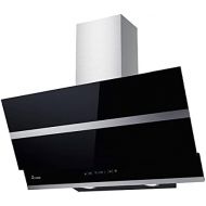 [아마존베스트]KKT KOLBE HEMES806S Cooker Hood / Wall Hood / 80 cm / Stainless Steel / Black Glass / Extra Quiet / 4 Levels / LED Lighting / TouchSelect Sensor Buttons