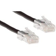 PHAT SATELLITE INTL - Outdoor CAT5E (Cat 5e) LAN Ethernet Network Cable, Solid Copper 24 AWG, EZ RJ45 Pass Thru Connectors, High Speed Internet Cable, CMX Rated, UL ETL, Made in US