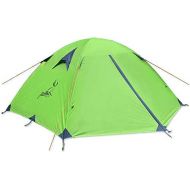 MZXUN 1-2 People Camping Tent Outdoor Sun Shelter Waterproof Tents Supplies for Sports Hiking Travel Rainfly (Color : Green)