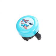 MINI-FACTORY Bike Bell for Kid Boys, Cute Blue Airplanes Childrens Bike Accessory Safe Cycling Ring Horn for Bicycle Front Handlebar (Airplanes)