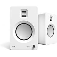 Kanto TUK Powered Speakers with Headphone Out Built-in USB DAC Dedicated RCA with Phono Pre-amp Bluetooth 4.2 with aptX HD & AAC AMT Tweeter and 5.25 Aluminum Driver Matte White Pa