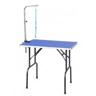 Go Pet Club Pet Dog Grooming Table with Arm - Steel