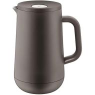 WMF Isolierkanne Thermoskanne IMPULSE 1,0l fuer Tee oder Kaffee Druckverschluss halt Getranke 24h kalt & warm, Braun