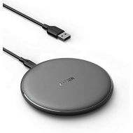 Anker Wireless Charger, PowerWave Pad 10W Max Qi-Certified Fast Charging for iPhone SE, 11, 11 Pro, 11 Pro Max, Xs Max, XR, XS, X, 8, 8 Plus, AirPods, Galaxy S20 S10 S9 S8, Note 10