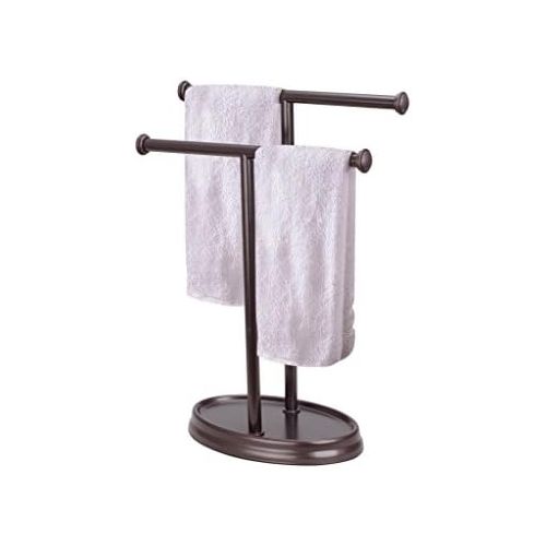  Aspen Creative 50001-1, Hand Towel Holder, Transitional Design in Oil Rubbed Bronze, 13 1/2High, 2 Pack