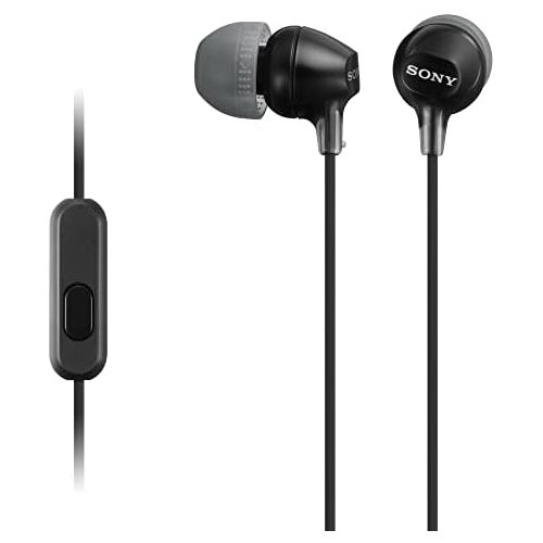 소니 [아마존베스트]Sony MDREX15AP In-Ear Earbud Headphones with Mic, Black (MDREX15AP/B)