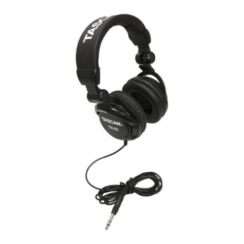  [아마존베스트]Tascam TH-02 - headphones (Circumaural, Head-band, 3.5 mm (1/8), Black, 18 - 22000 Hz, Dynamic)