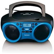 [아마존베스트]Lenco Radio CD Player SCD-501 with Bluetooth and USB in Blue/Black