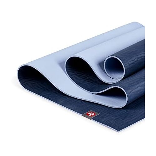 만두카 Manduka eKO Yoga Mat  Premium 5mm Thick Mat, Eco Friendly and Made from Natural Tree Rubber. Ultimate Catch Grip for Superior Traction, Dense Cushioning for Support and Stability