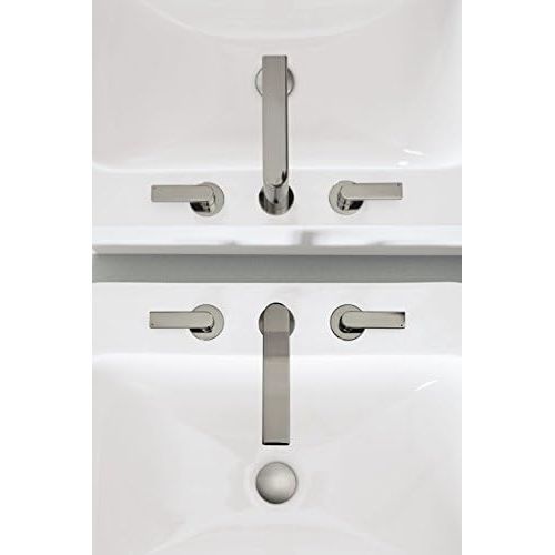  KOHLER Composed K-73060-4-CP Widespread 2-Handle Bathroom Sink Faucet with Metal Drain Assembly in Polished Chrome