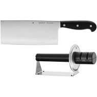 WMF Spitzenklasse Plus Asia Messerset 2-teilig, 1 Messer Kuechenmesser, geschmiedet Performance Cut und 1 Messerscharfer Kochmesser, Hackmesser