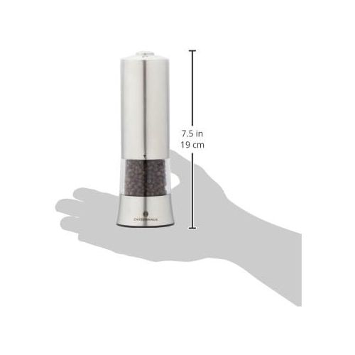  Zassenhaus Pepper Mill 18 cm Stainless Steel / Acrylic with LED