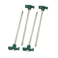 Coleman 10-In. Steel Nail Tent Pegs, 4 Count