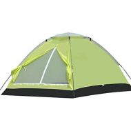 Zelt LCSHAN Doppelzelt Outdoor Sports Hand Camping Winddicht Regendicht Atmungsaktives Mesh (Color : Light Green)