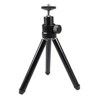 Portable and Extendable Webcam Tripod, AUSDOM Lightweight Mini Aluminum Tripod with 1/4 Mounting Screw for Webcams, GoProdevices, Small Digital Dameras (not DSLRs)