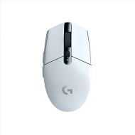 Logitech G305 Lightspeed Wireless Gaming Mouse, Hero Sensor, 12000 DPI, Lightweight, 6 Programmable Buttons, 250h Battery Life, On-Board Memory, PC/Mac - White (German Packaging)