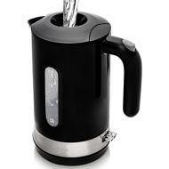 Ovente Electric Hot Water Kettle 1.8 Liter with Prontofill Lid 1500 Watt BPA-Free Portable Countertop Tea Coffee Maker Fast Heating Element with Auto Shut-Off and Boil Dry Protecti