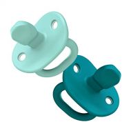 Boon Jewl Orthodontic Silicone Stage 2 Pacifier, Blue, (Pack of 2)