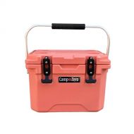 CAMP-ZERO 20L Premium Cooler/Ice Chest with Carry Handle and 4 Molded-in Cup Holders
