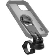 Rokform - Motorcycle Handlebar Cell Phone Mount, Mounts to ANY Handlebar Measuring from 7/8 to 1-1/4, Secures Phone Via Quad Tab Twist Lock Mount and Built-In Magnet Mount (Black)