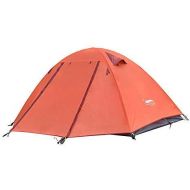 WUWUDIT CESULIS Protection Sun 2 Person Portable Folding Camping Tent Instant Tents Sun Shelter Waterproof for Outdoor Sports Hiking Travel Rainfly Tent (Color : Orange)