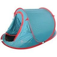 Mountain Warehouse Pop-Up Tent - 2 Man Festival Summer Camping Tent
