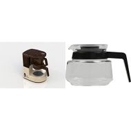 Melitta Aromaboy 1015-03, Kleine Filterkaffeemaschine mit Glaskanne, Beige/Braun