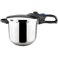 Magefesa Favorit Super-Fast and Easy To Use pressure cooker, 18/10 stainless steel, suitable for all types of cooktops, including induction, excellent heat distribution Qt 6.4