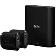 [아마존베스트]Arlo Pro 3 Spotlight Camera | 2 Camera Security System | Wire-Free, 2K Video & HDR | Color Night Vision, 2-Way Audio, 6-Month Battery Life, 160° View | Works with Alexa | Black | V