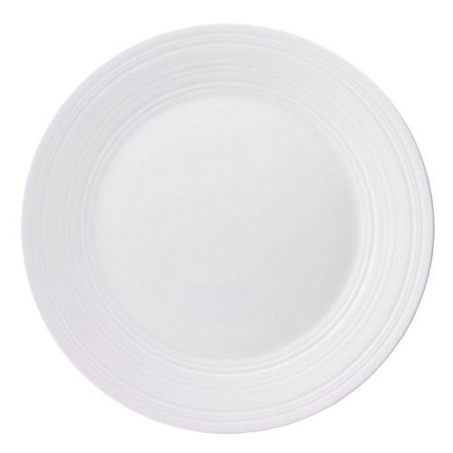  Jasper Conran by Wedgwood White Bone China Dinner Plate Swirl 11