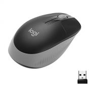 Logitech Wireless Mouse M190 - Full Size Ambidextrous Curve Design, 18-Month Battery with Power Saving Mode, Precise Cursor Control & Scrolling, Wide Scroll Wheel, Thumb Grips - Mi