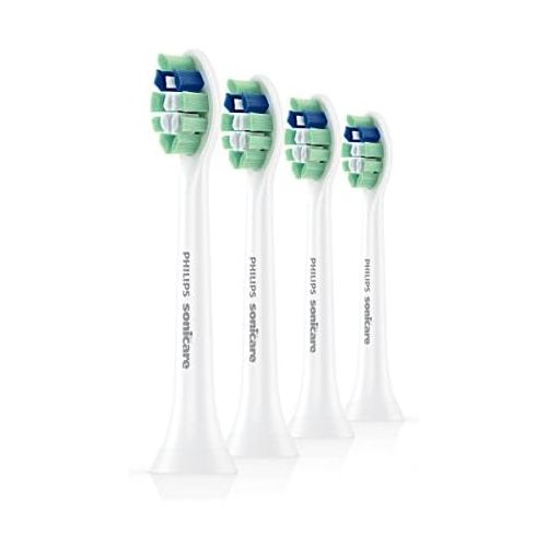 필립스 Philips Sonicare HX9024/07 Original ProResults Plaque Protector Toothbrush Heads White Pack of 4