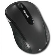 Microsoft D5D-00124 Wireless Mobile Mouse 4000 - MS Blue Track - Flip 3D Button - USB - Tilt Wheel - PC Mac - Black
