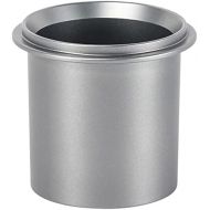 MagiDeal Espresso Dosing Cup Aluminum Alloy Coffee Sniffing Mug Powder Feeder,for Espresso Machine Kitchen Coffee Tamper - 51mm Gray
