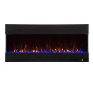 Touchstone 80040 - Fury Mantel Style Electric Fireplace - 50 Inch Wide - 9 Colors - Heat & Thermostat - 3 Sided Design