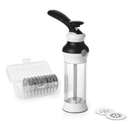 OXO 1257580 Good Grips Cookie Press with Stainless Steel Disks and Storage Case, White, 100: Kitchen & Dining