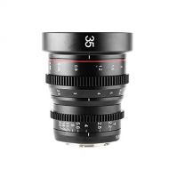 Meike 35mm T2.2 Mini Fixed Prime Manual Focus Wide-Angle Cinema Lens for M43 Micro Four Thirds MFT Mount Cameras BMPCC 4K Z CAM E1 E2 E2C